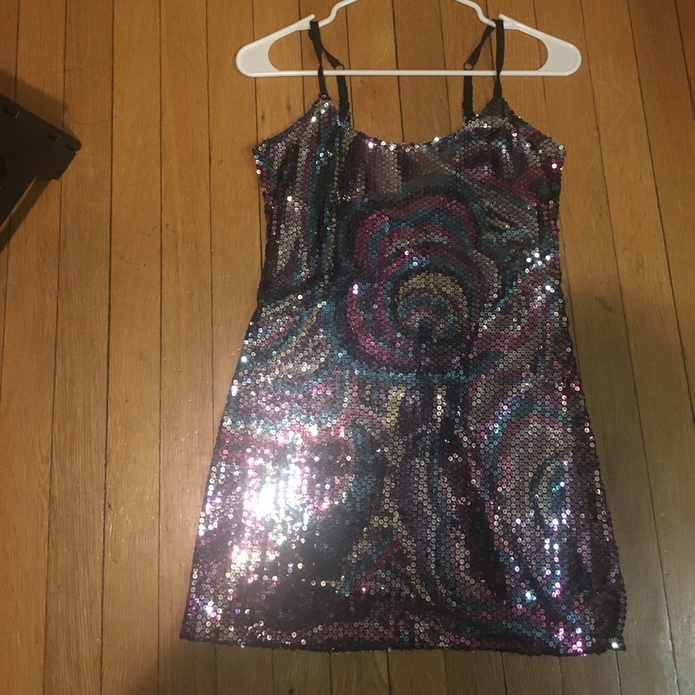 Free people intimately Sequin slip dress sz xs - Picture 2 of 3